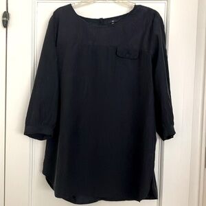 GAP navy blue tunic blouse Size XL